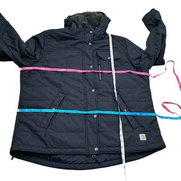 Carhartt Women's Black Hooded Jacket - Picture 14 of 14